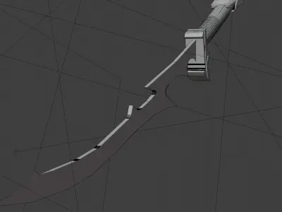 Avonthian Sword Low-poly 3D model