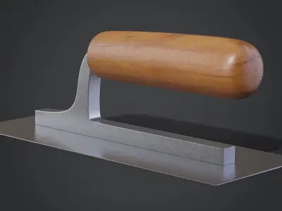 Mini Plastering Trowel 3D model