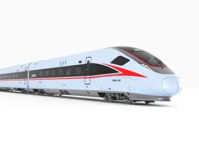 CR300AF High-speed train Model 3D model