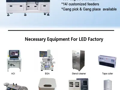 SMT solutions for LED PCB assembly -pick and place machine Free 3D model