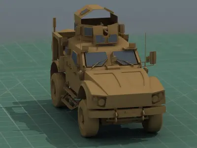 JLTV MRAP 3DPrint Model 3D print model