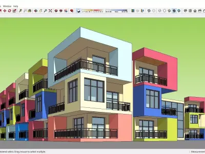 Sketchup Kindergarten B7 Free 3D model