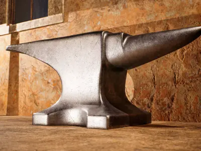 Iron Anvil 3D model
