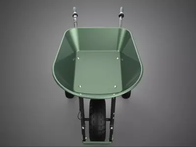 SMART MOTORISED ELECTRICAL WHEELBARROW WHEEL BARROW CART GARDEN 3D model