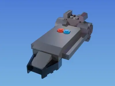 Lego police vessel Free 3D model