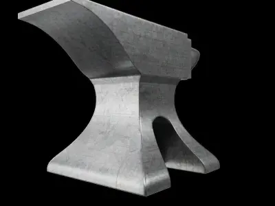 PHOTOREALISTIC ANVIL-ADJUSTABLE low TO high poly Free 3D model