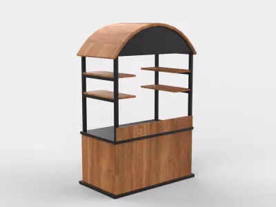 Food Carts 02  3D model