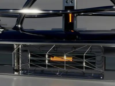 Sci-Fi Radioactive Tube 3D model