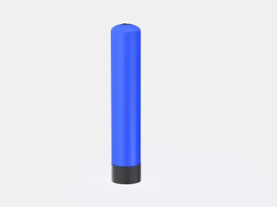 Composite Filter Tank 1054 - FRP Vessel for Water Filtration 3D model