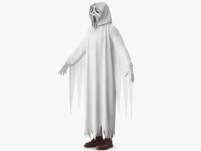 Halloween Costume Ghostface 2 3D model