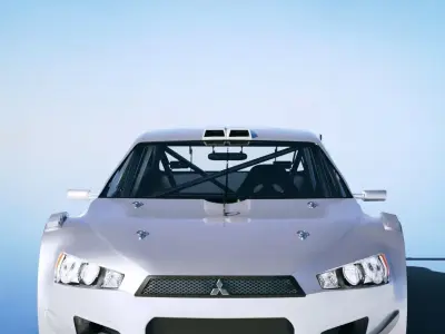 Mitsubishi Lancer Touring Race 2018 Low-poly 3D model