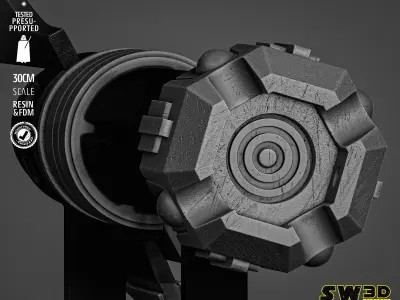 STAR WARS Darth Malgus Ligthsaber 3D print model