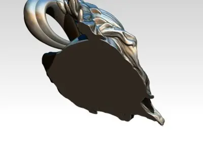 Horse pendant  Love Heart Symbol 3D print model