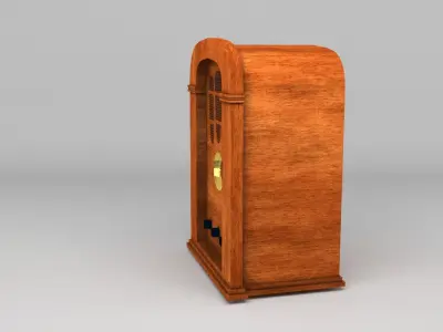 vintage radio Low-poly 3D model purchase