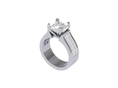 Wedding Ring  3D print model 392