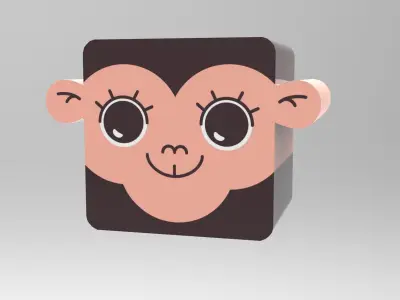 Cube Animal Pack Free low-poly 3D model