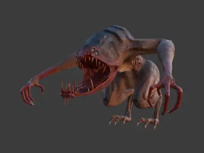 Creature Free low-poly 3D model purchase