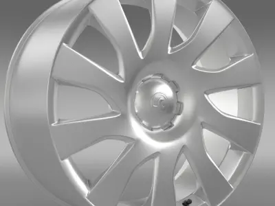 Vauxhall Vivaro Van rim 2015 3D model