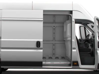Fiat Ducato Van L4H3 HQ Interior 2023 3D model