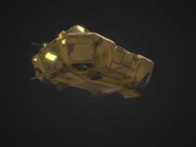33military ship Free 3D model