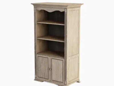 Antique Cupboard 03 Low-poly 3D model