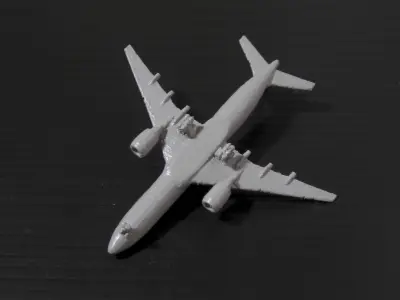 Boeing 777-200 - Miniature Free 3D print model purchase