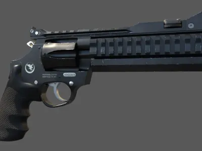 Revolver Korth Supersport 3D model
