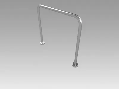 Pipe fencing 3D model