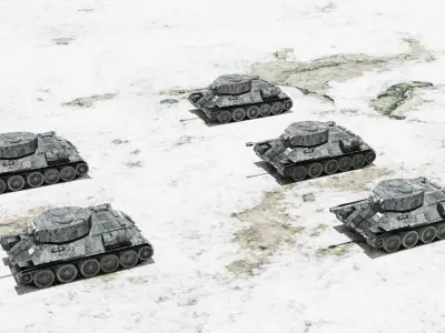 t34 3d model 3D model