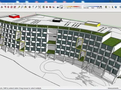 Sketchup Hotel G3 3D model
