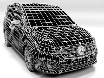 MERCEDES CITAN Low-poly 3D model