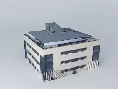 Building on C  Panzares 8 Free 3D model