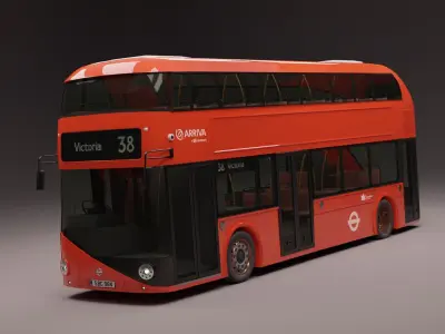 London Bus - New Routemaster 3D model