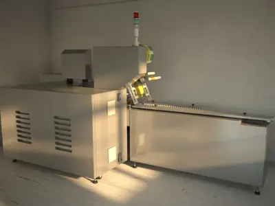 Bakery Foods Packaging Machine 3D model