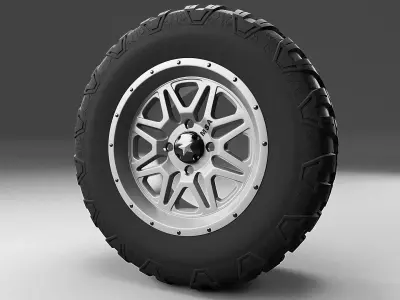 MSA M26 Vibe Rims 3D model