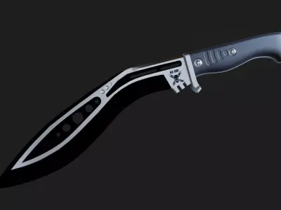 United Cutlery M48 Tactical Kukri  Free 3D model