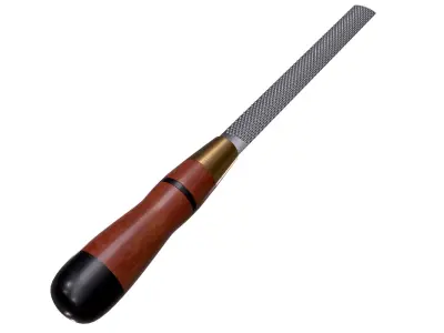Half Round Wood Course Cut Rasp 3D model