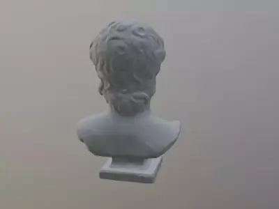 Greek head statue 3D print model