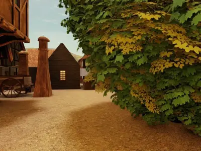 Old Town 3D model buy