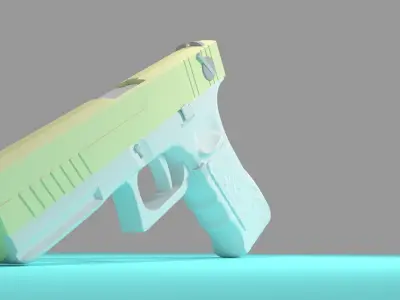 Glock Handgun Free 3D model