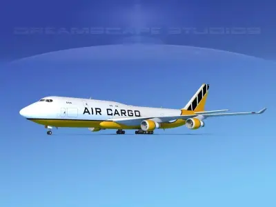 Boeing 747-8 Freighter 4 3D model