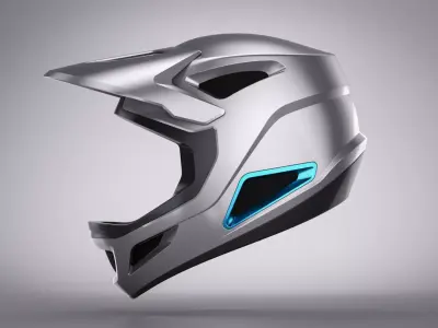 Full Face Motorcycle Bike Helmet Design  3D model