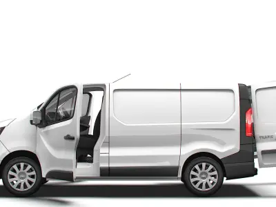 Renault Trafic Van L1H1 HQInterior 2024 3D model