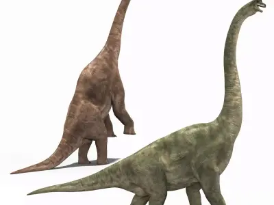 Brachiosaur Forever - 8K 3D model