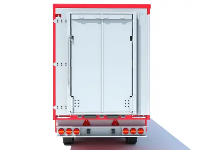  Animal Transport Trailer 3D model