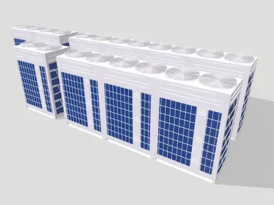 Variable Refrigerant Flow outdoor units 3D model purchase