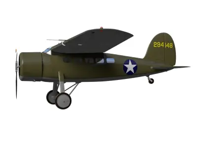 LOCKHEED VEGA 5B 3D model buy