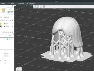 Custom3Dprint Minifigure Accessory - Minifigure Hair S2 - 096 3D print model