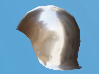 Open Sallet Low-poly 3D model