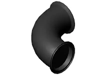 Sanitary Elbow 90 TC 3 in 3D model